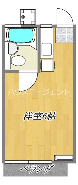 ロゼ６ 621号室 間取り