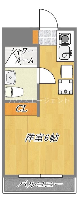 モア６ 610号室 間取り