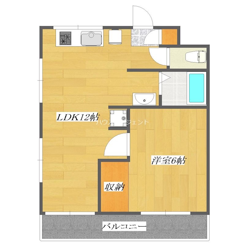 フローラ９ 間取り図