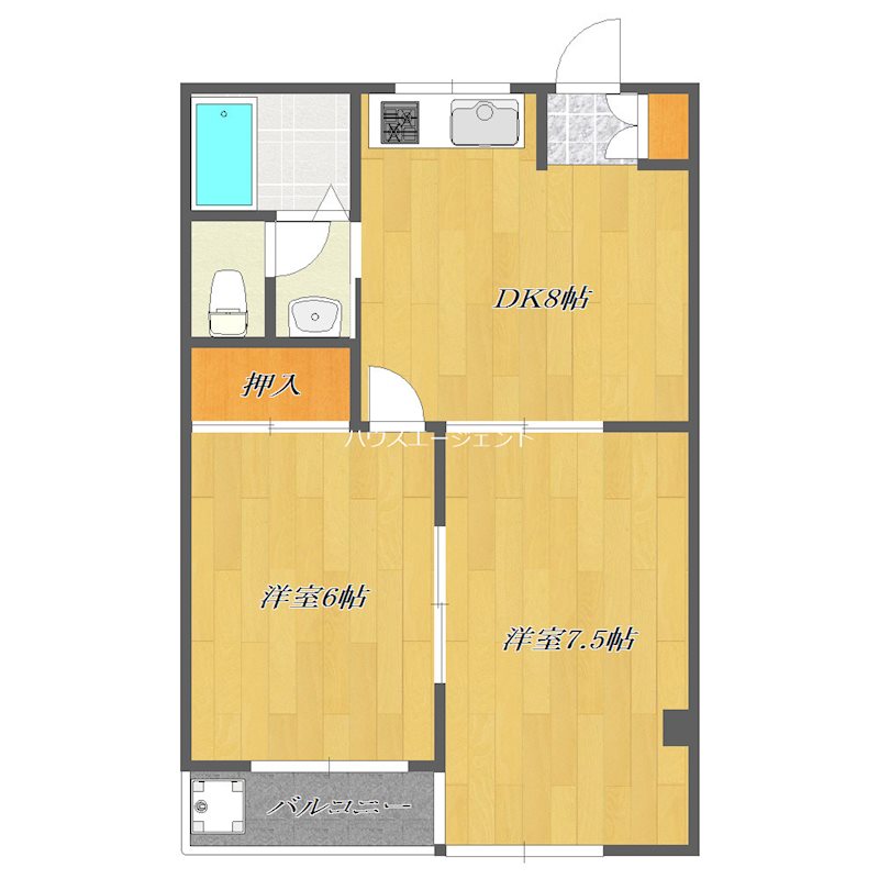 福本ビル 間取り図