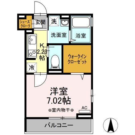 ボナール 301号室 間取り