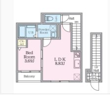 エトワールヴァリ　プレリュード 間取り図