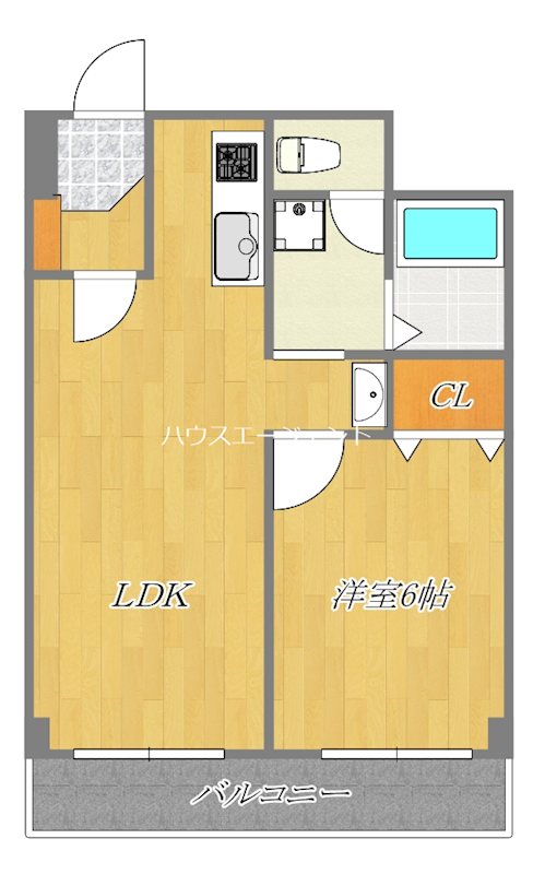 ツイン・コートE 間取り