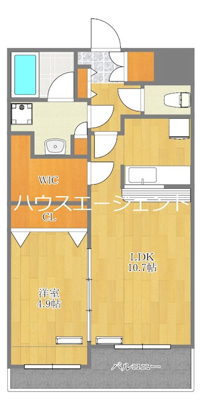 OZAREA葛西Ⅰ 402号室 間取り