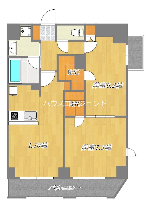 アルプ東葛西 202号室 間取り