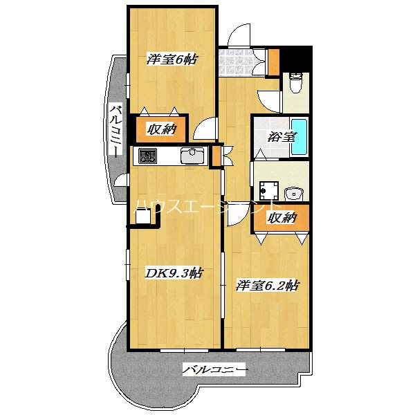 エスペランサ 803号室 間取り