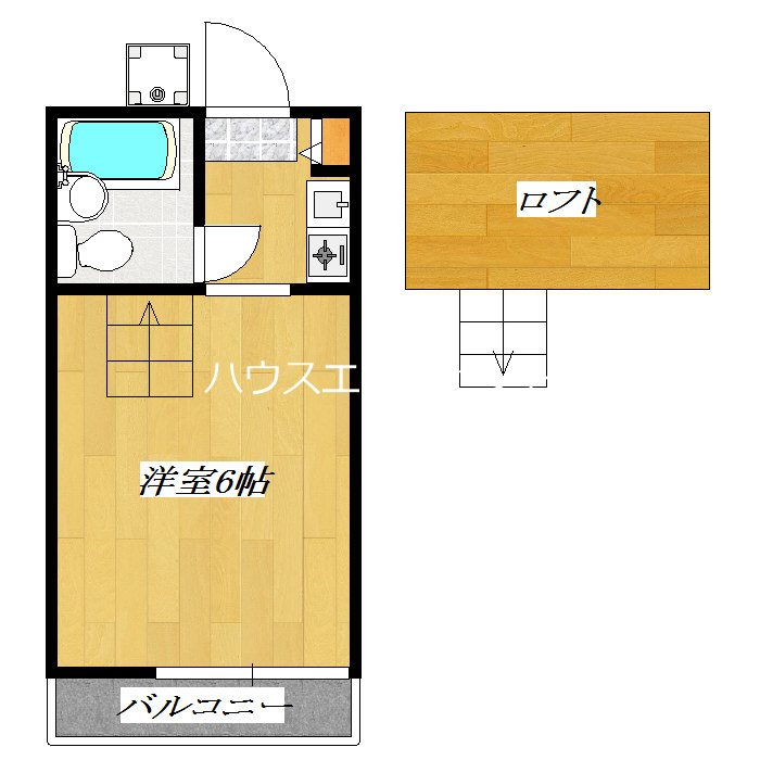 ツゥインズＡ 間取り図