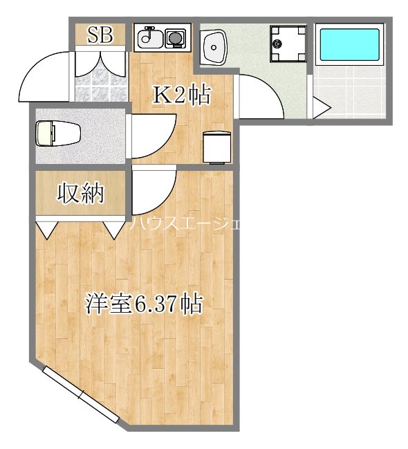 ＳＯＵ 101号室 間取り