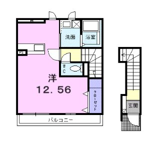 エテルノ 202号室 間取り
