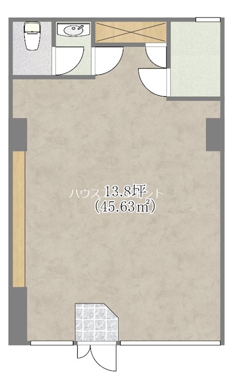 プリマス一之江 1F号室 間取り