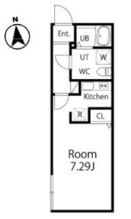 Bright西葛西 201号室 間取り