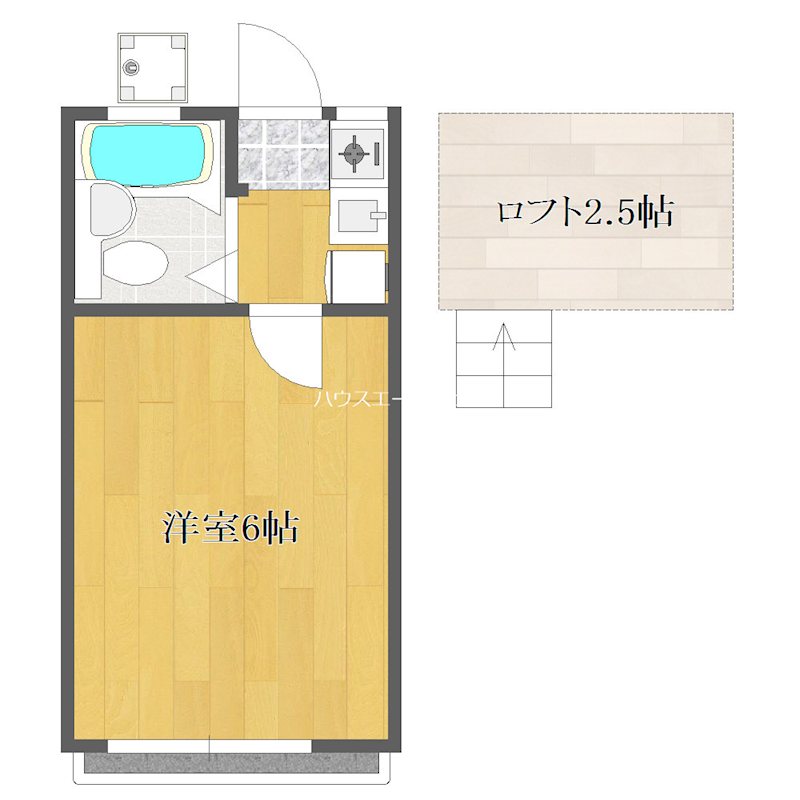 エクセル１ 112号室 間取り