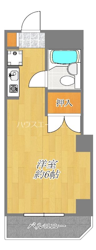 アルベール 605号室 間取り