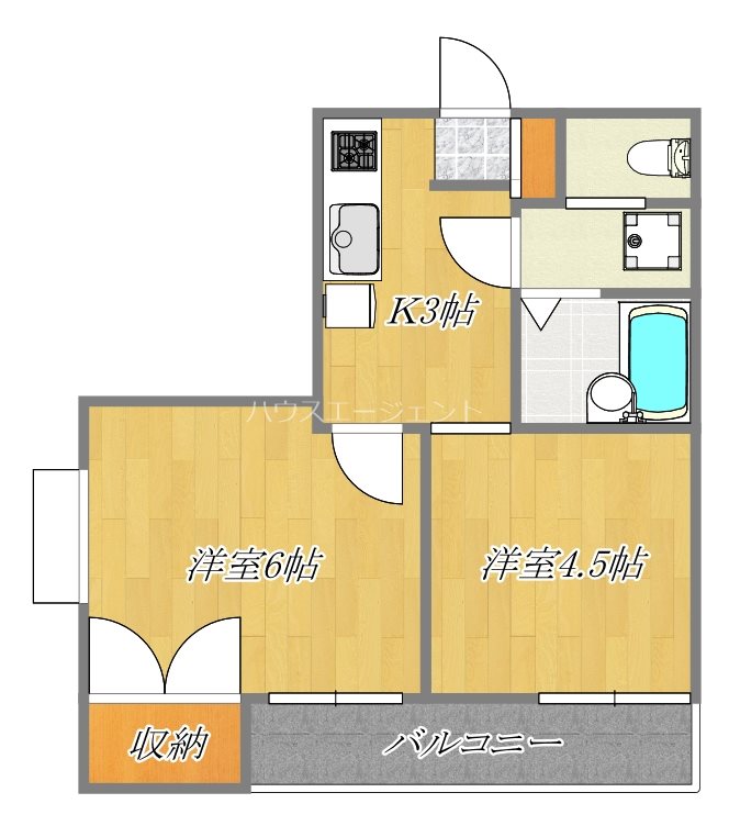 メゾンＴ・Ｋ 301号室 間取り