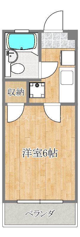 コーポナミキ 210号室 間取り
