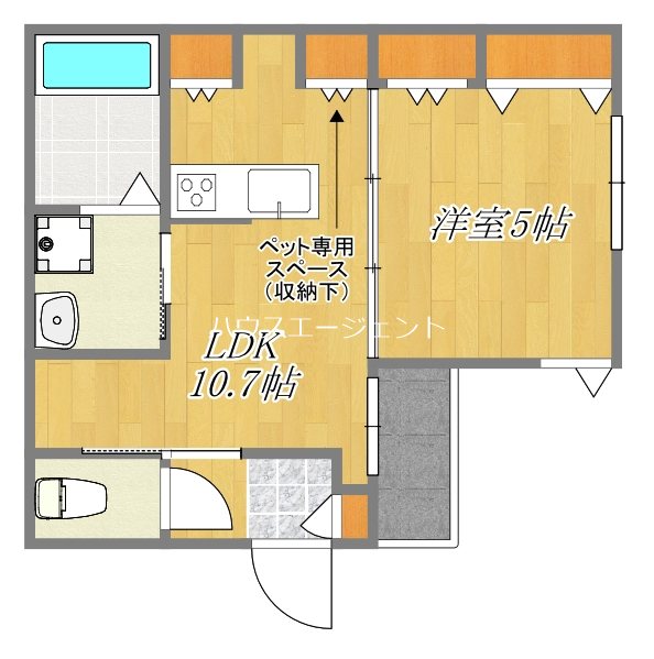 IL　SOLE　中葛西 402号室 間取り