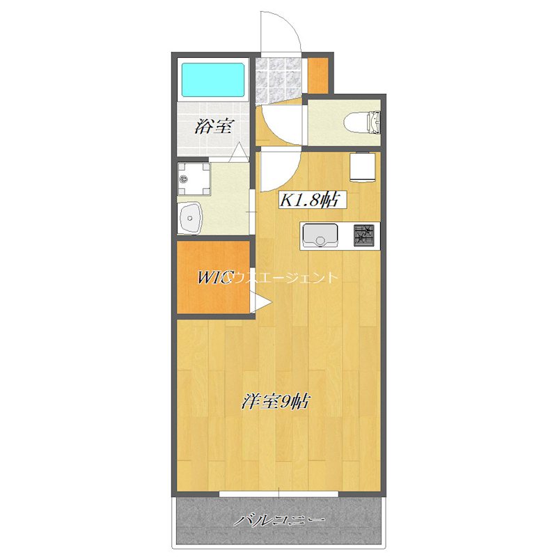 シャルマン新清 間取り図