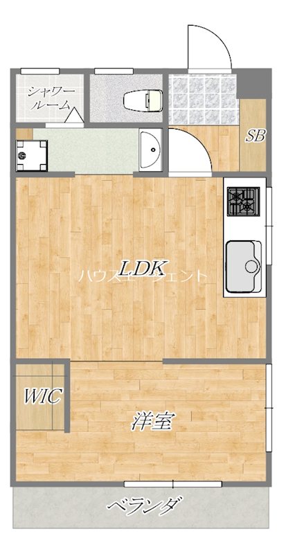 モア９ 間取り図