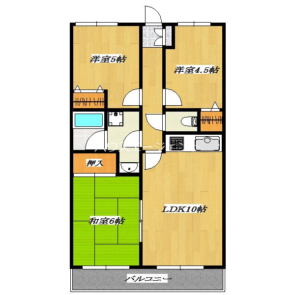 レピドール福田Ⅰ 間取り図