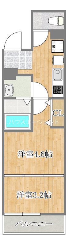 アルティザ葛西 201号室 間取り