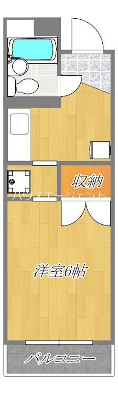 パークハイム西葛西 202号室 間取り