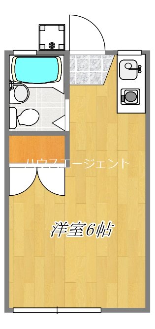 ロゼ７ 716ｇ号室 間取り