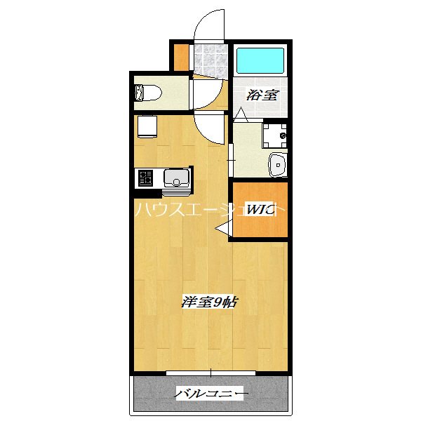 シャルマン新清 302号室 間取り