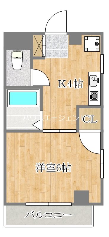 シャルマンモリタⅡ 間取り図