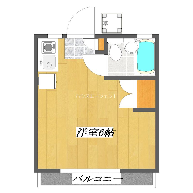 エクセル４ 425ｇ号室 間取り