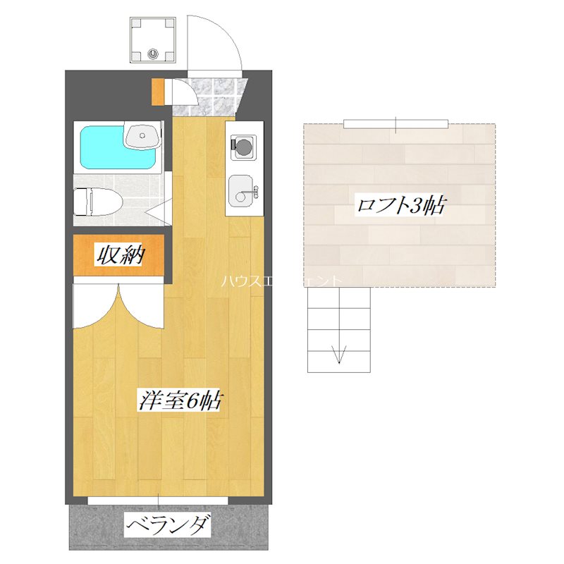 クレール９ 間取り図