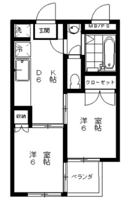 保戸田マンション 103号室 間取り