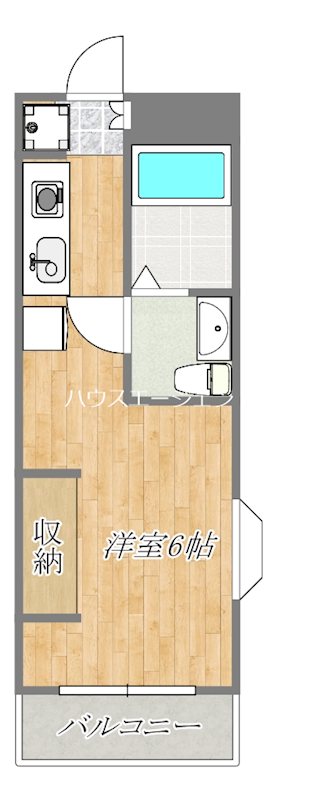 モア８ 848号室 間取り