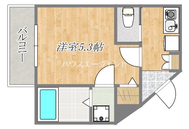メルラス葛西 101号室 間取り