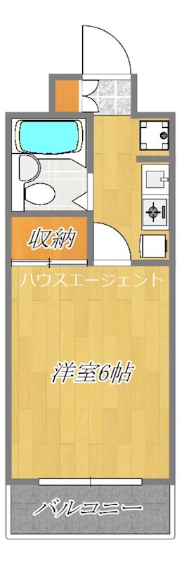 キャピタルコートⅤ 703号室 間取り