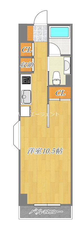 ファランドール西葛西 401号室 間取り