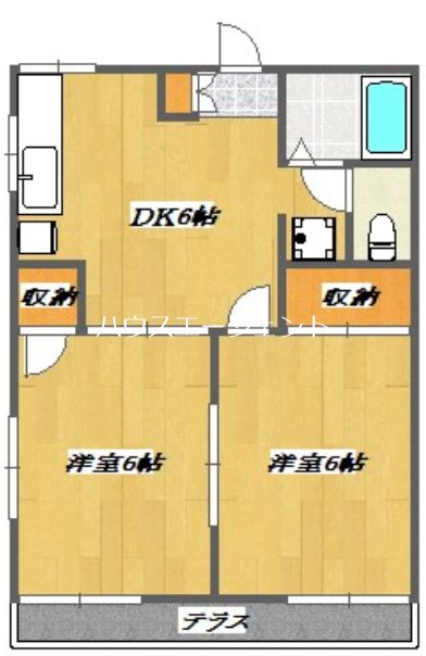ユアハイツ 間取り図