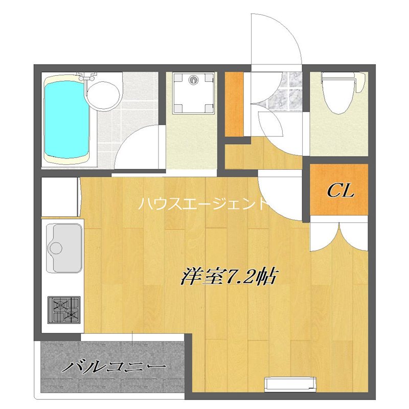 セゾン・ド・フジⅡ 間取り図