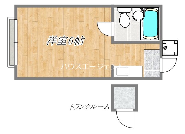 ハイツトビサン 間取り図
