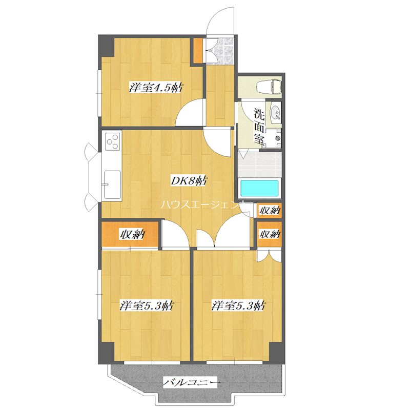サンレガーロ葛西 間取り図