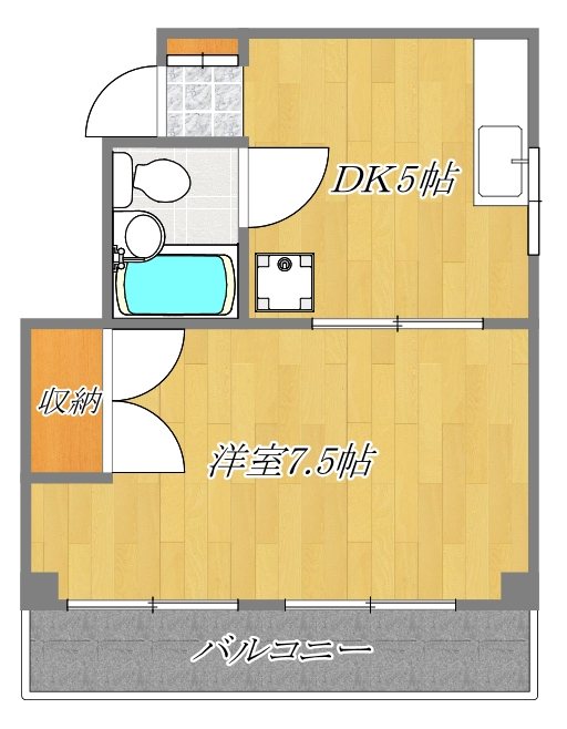 BLDG 福島 302号室 間取り