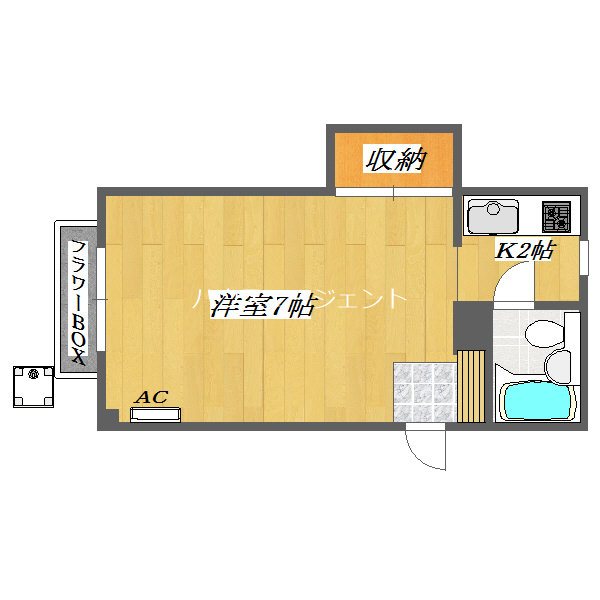 ベルセゾン山村Ⅰ 間取り図
