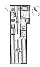 NAGA2 205号室 間取り