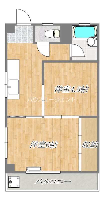 宮川ハイツ 間取り図