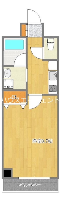 グッドフラットⅢ 102号室 間取り