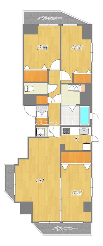 Humanハイム中葛西 802号室 間取り