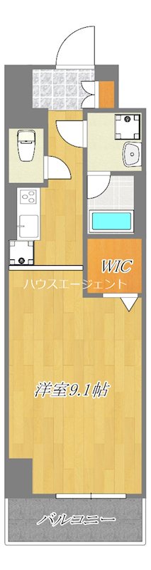 Arise　Kitakasai 802号室 間取り