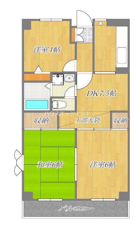メゾンドサクマⅡ 205号室 間取り