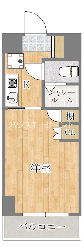 ニューガイアリルーム葛西駅南　No.20 413号室 間取り