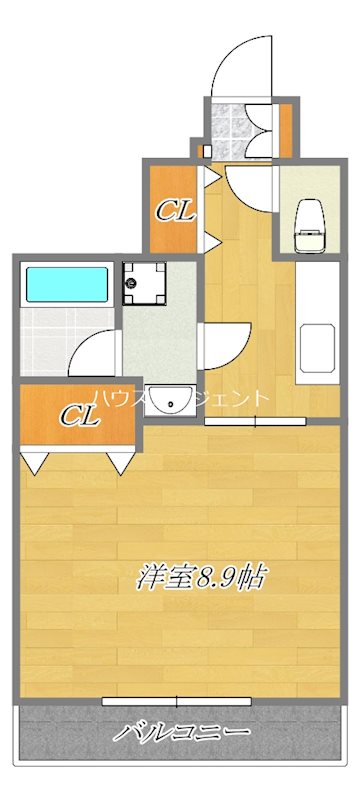 サンフラワーフィル 402号室 間取り