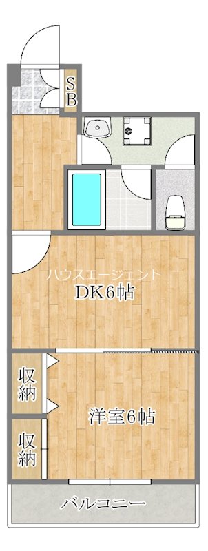 ＨＯＴＯＤＡ　ＢＬＤ 402号室 間取り